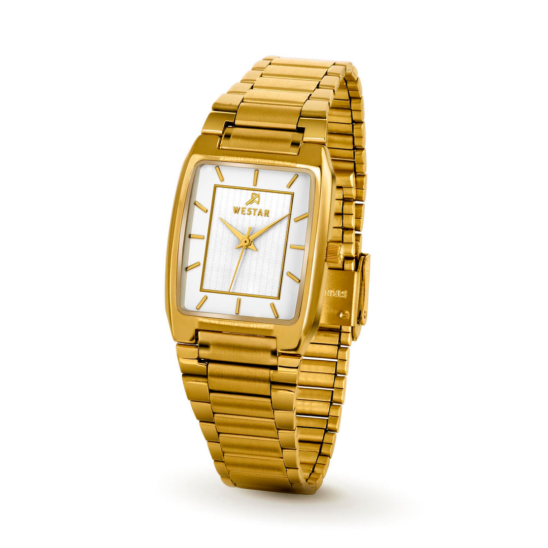 Westar Executive Unisex Watch - White Dial - 7704GPN901