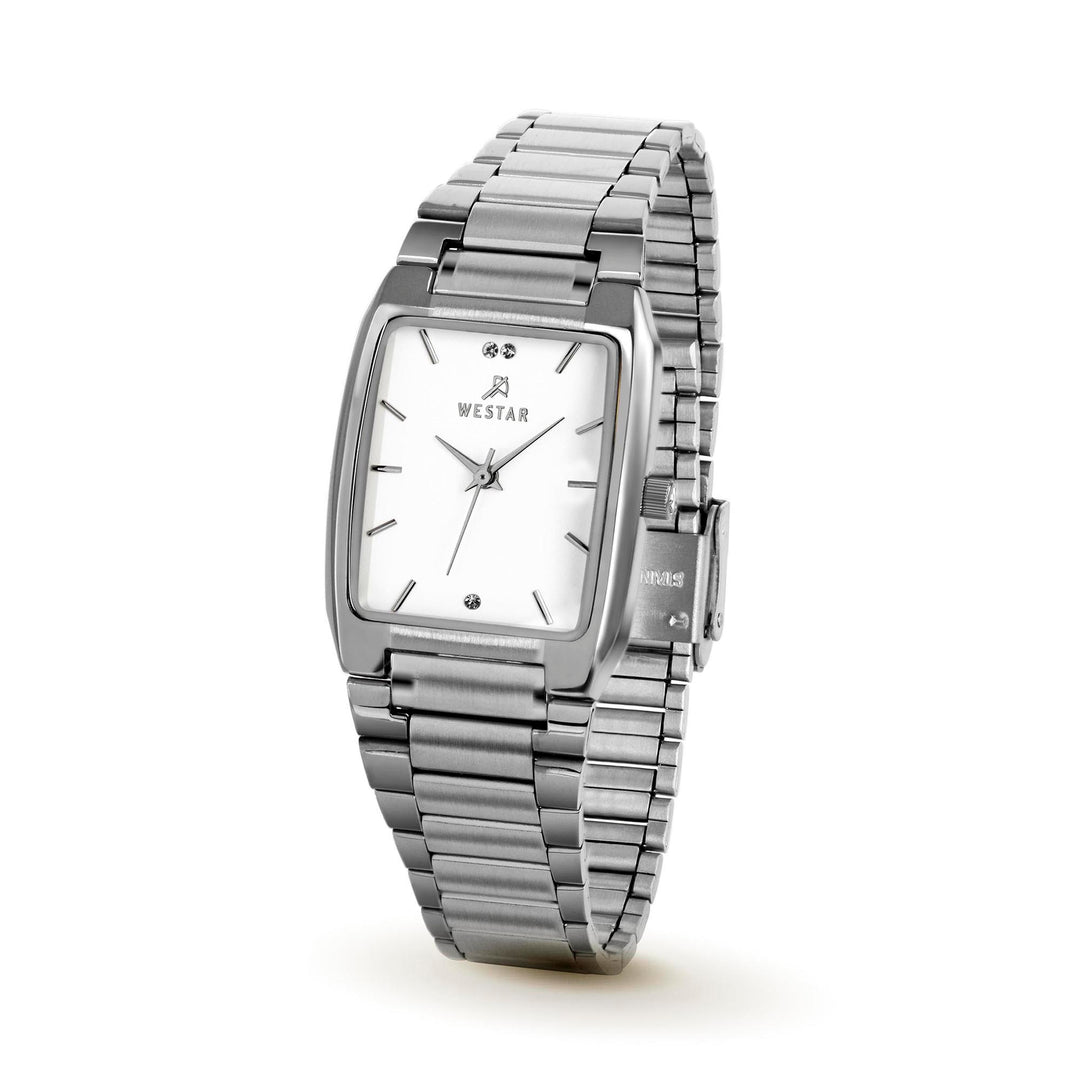 Westar Executive Unisex Watch - White Dial - 7704STN101