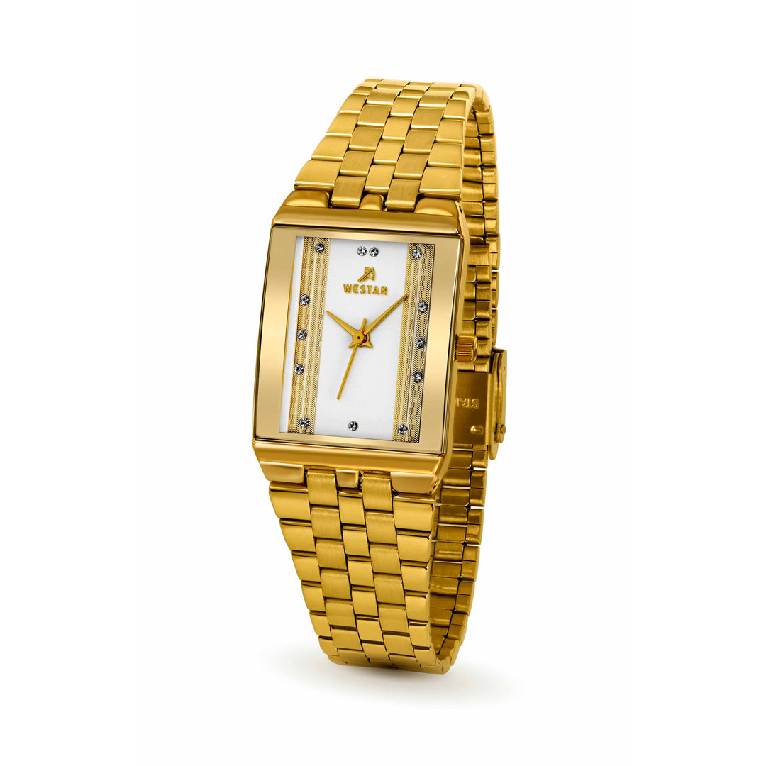 Westar Executive Unisex Watch - White Dial - 7705GPN101