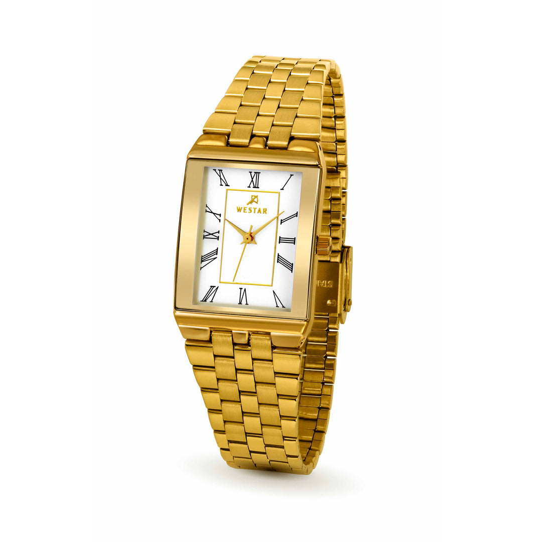 Westar Executive Unisex Watch - White Dial - 7705GPN801