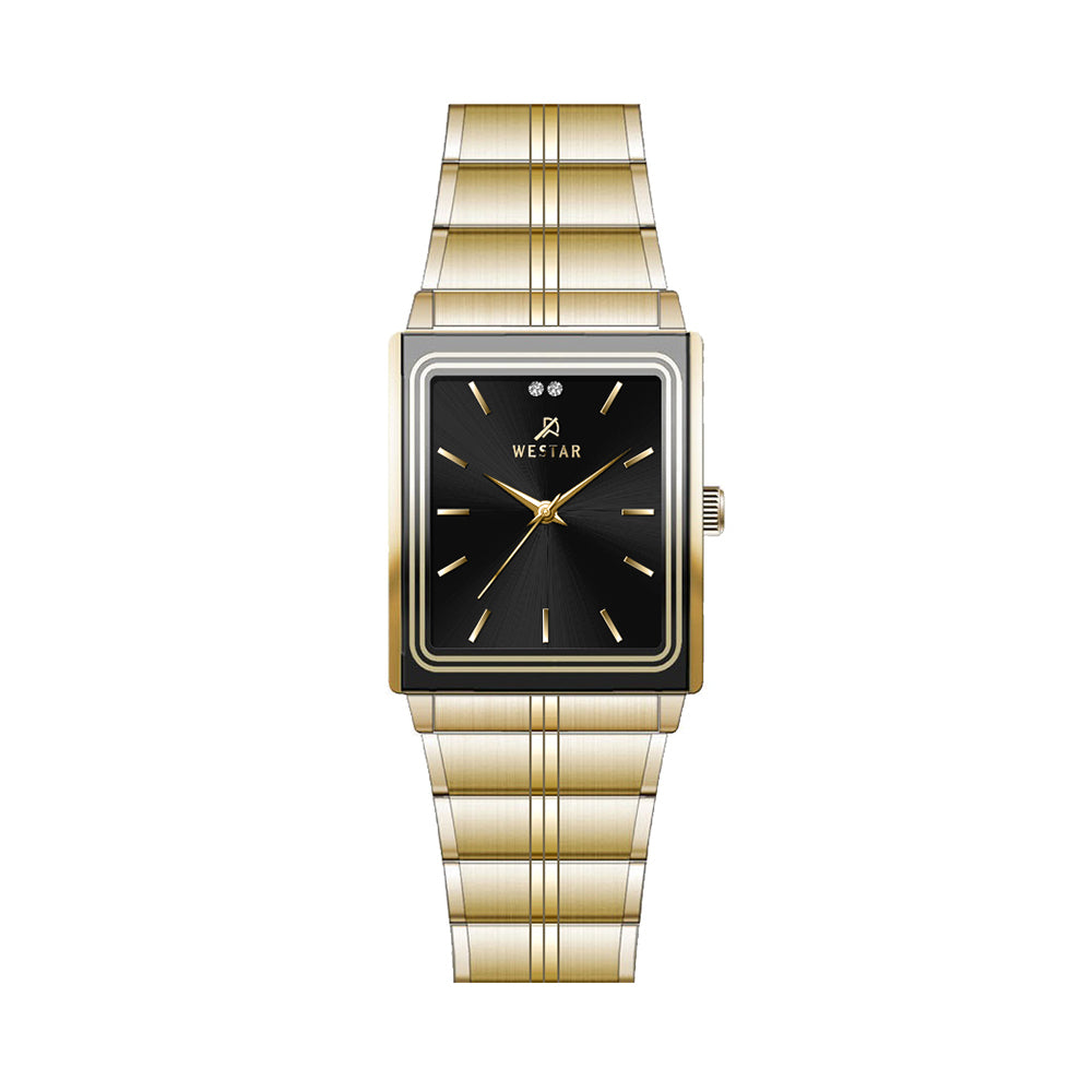 Westar Executive Unisex Watch - Black Dial - 7921GPN103