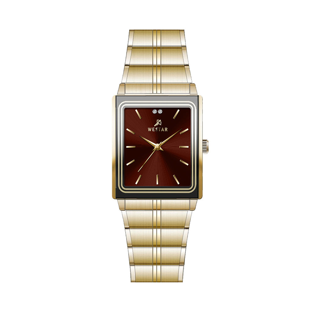Westar Executive Unisex Watch - Red Dial - 7921GPN105