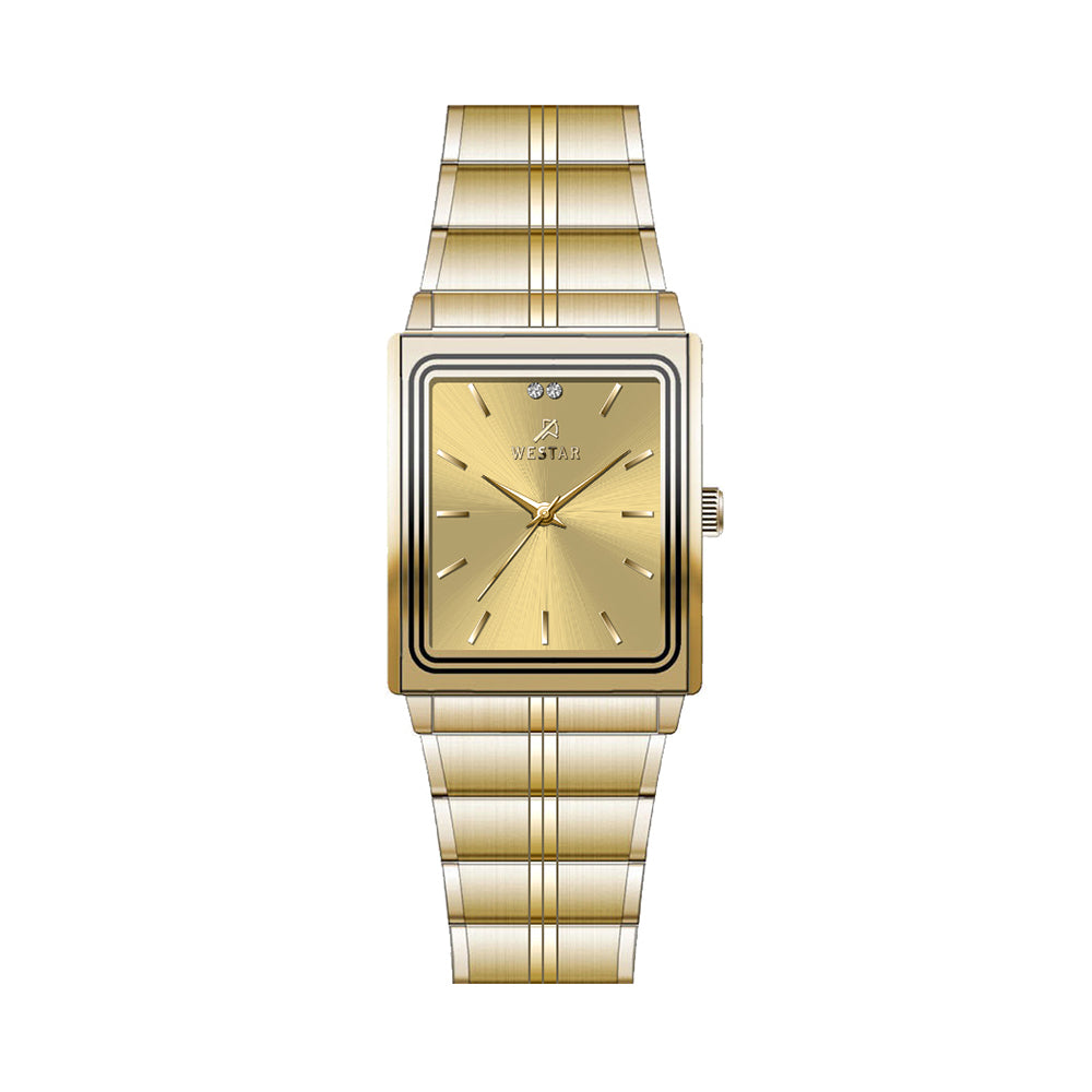 Westar Executive Unisex Watch - Dark Champagne Dial - 7921GPN108
