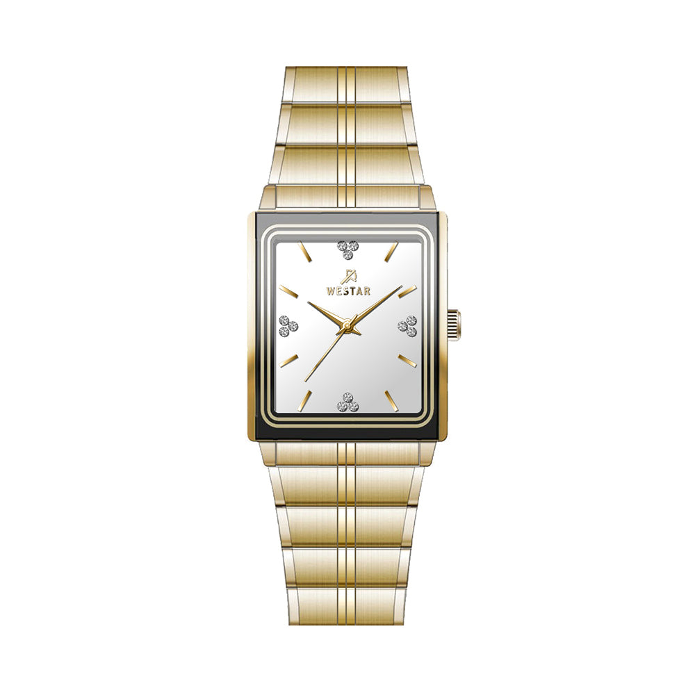 Westar Executive Unisex Watch - White Dial - 7921GPN301