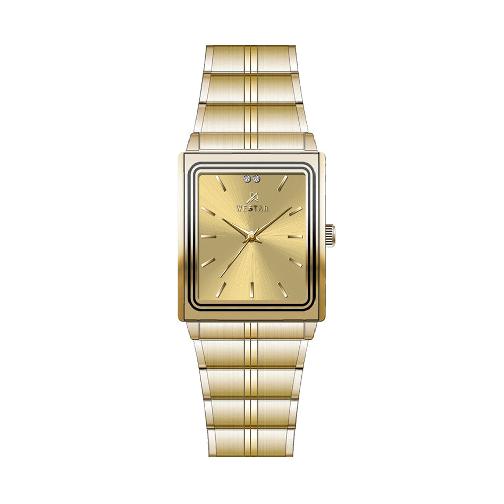 Westar Executive Unisex Watch - Dark Champagne Dial - 7921GPN308