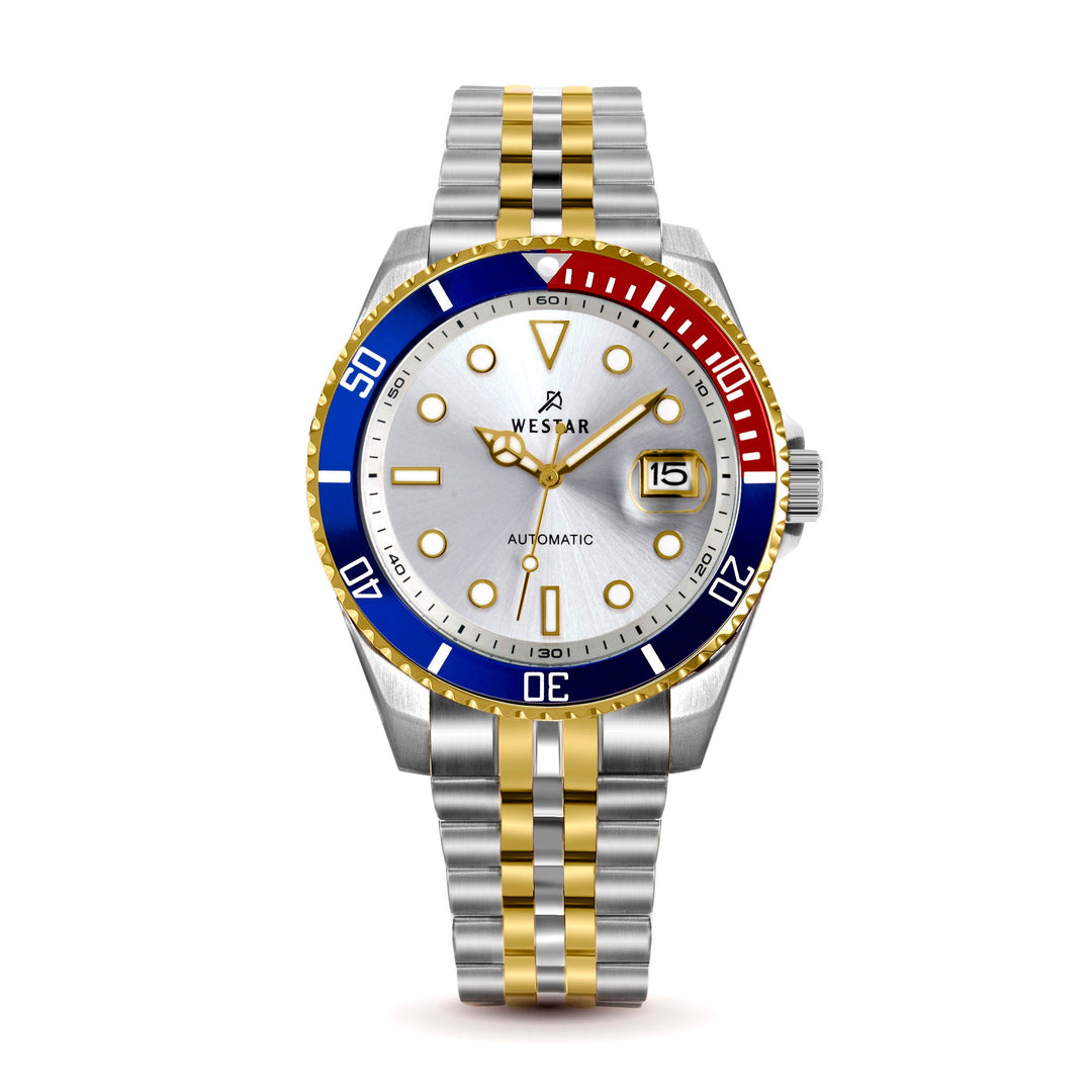 Westar Automatic Men's Silver Dial 42 mm Watch