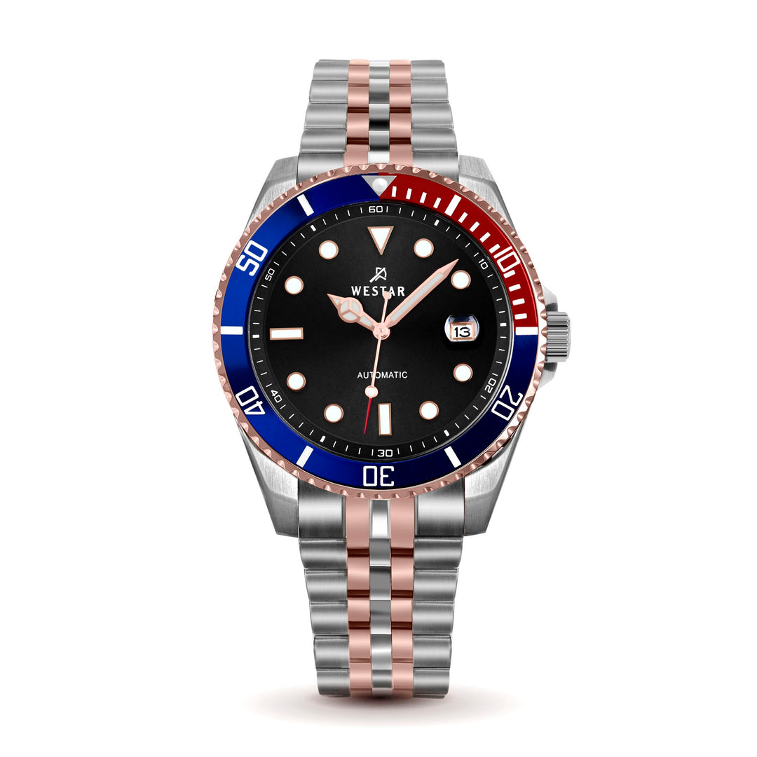 Westar Automatic Men's Black Dial 42 mm Watch