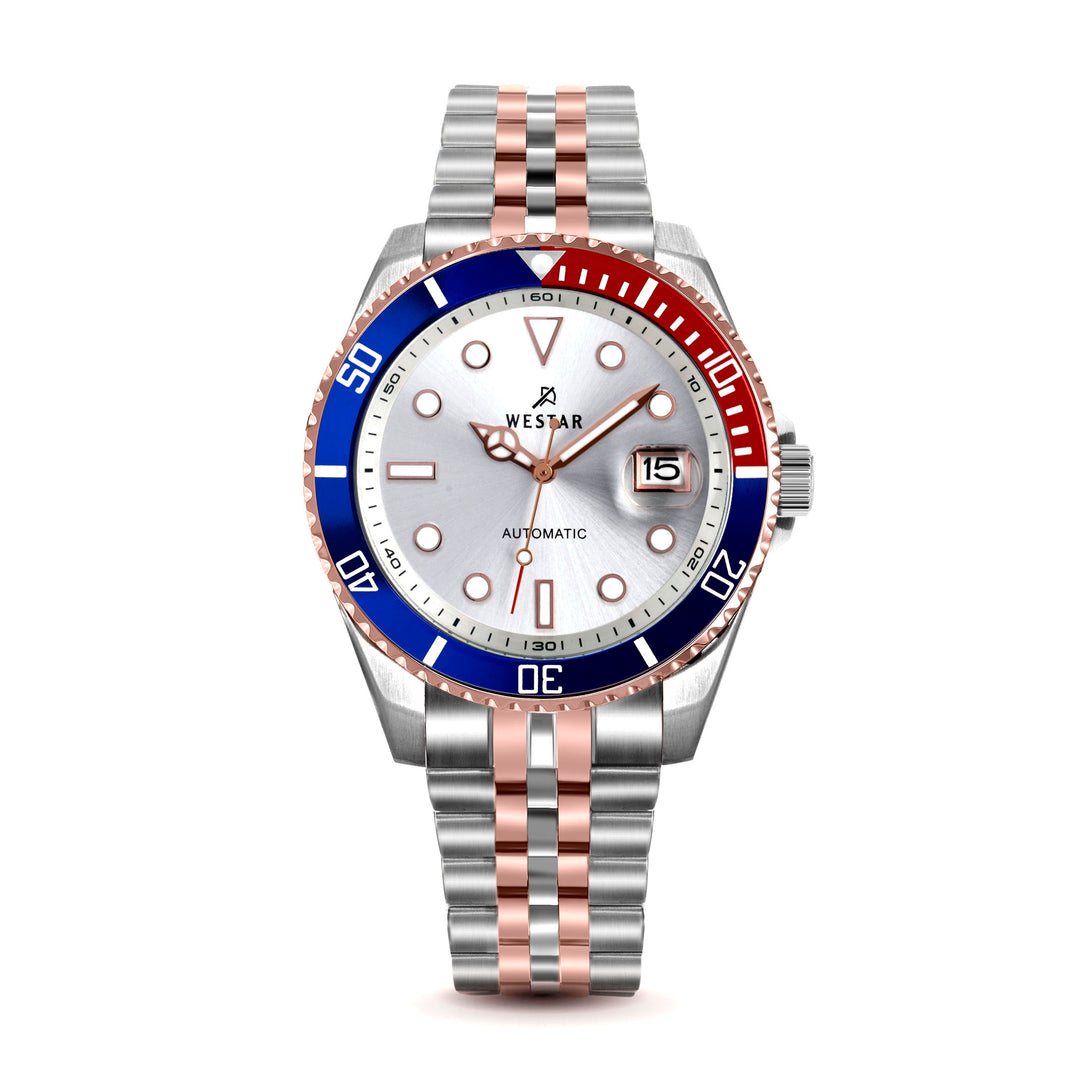 Westar Automatic Men's Silver Dial 42 mm Watch