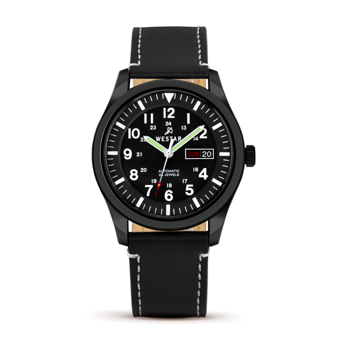 Westar Automatic Men's Black Dial 42 mm Watch