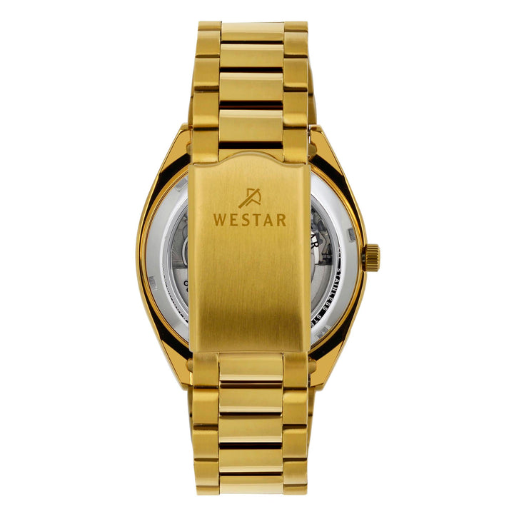 Westar Men's Automatic - Black Dial, Gold Bracelet Watch - 80017GPN103