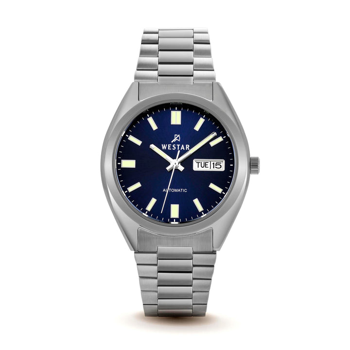 Westar Men's Automatic  - Blue Dial, Stainless Steel Bracelet Watch - 80017STN104