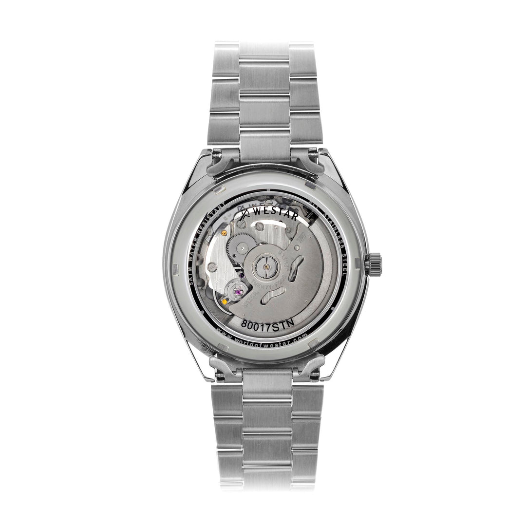 Westar Men's Automatic  - Blue Dial, Stainless Steel Bracelet Watch - 80017STN104