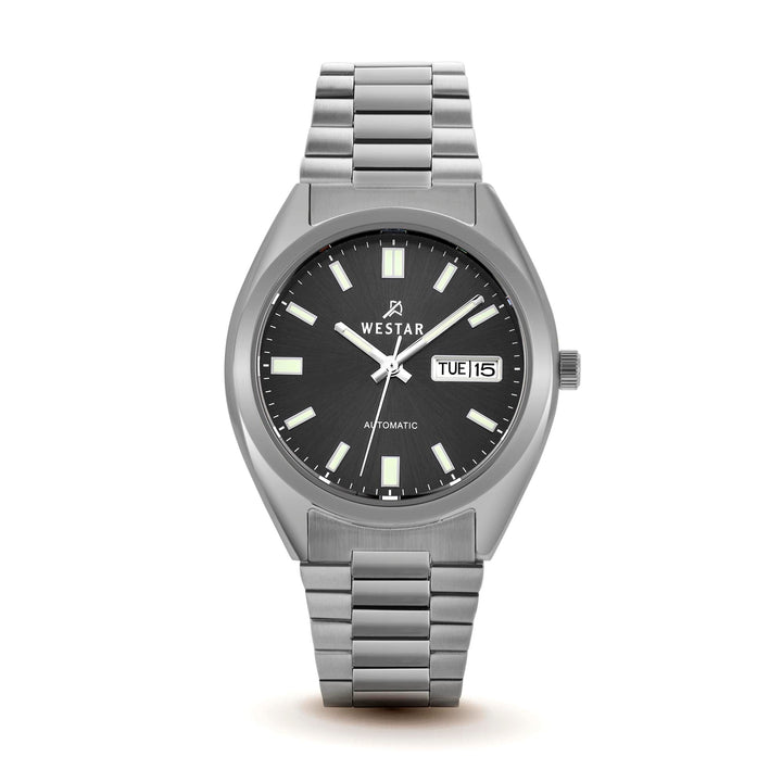 Westar Men's Automatic - Dark Grey Dial, Stainless Steel Bracelet Watch - 80017STN106