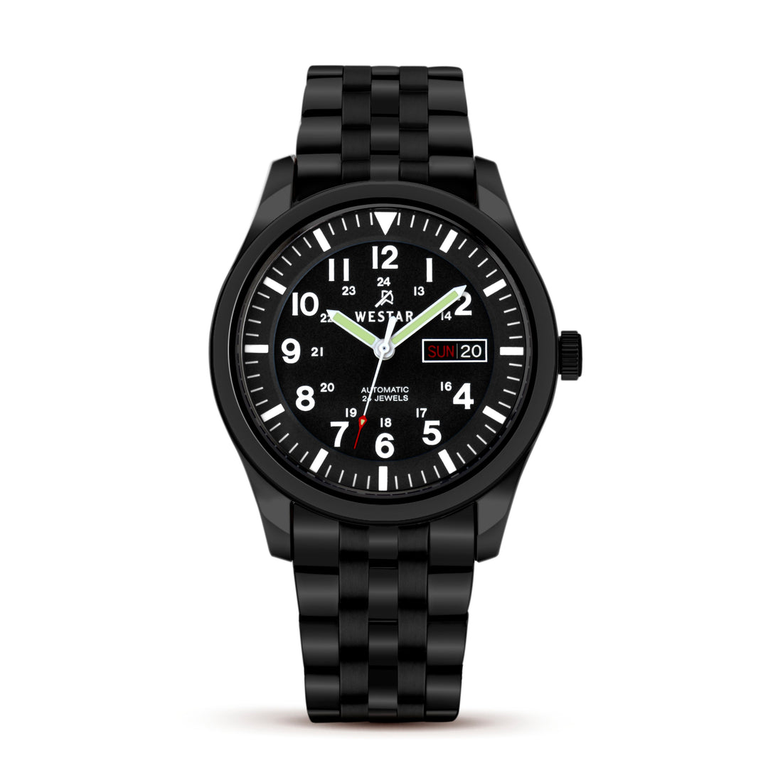 Westar Automatic Men's Black Dial 42 mm Watch