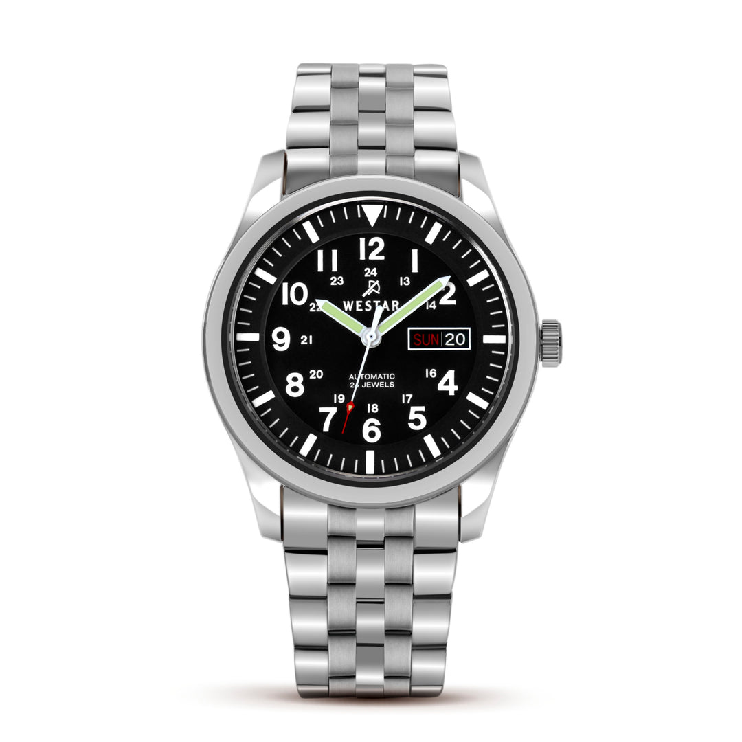 Westar Automatic Men's Black Dial 42 mm Watch