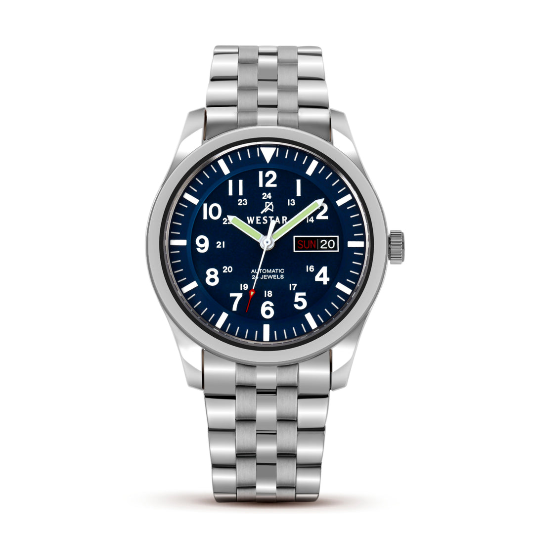 Westar Automatic Men's Blue Dial 42 mm Watch