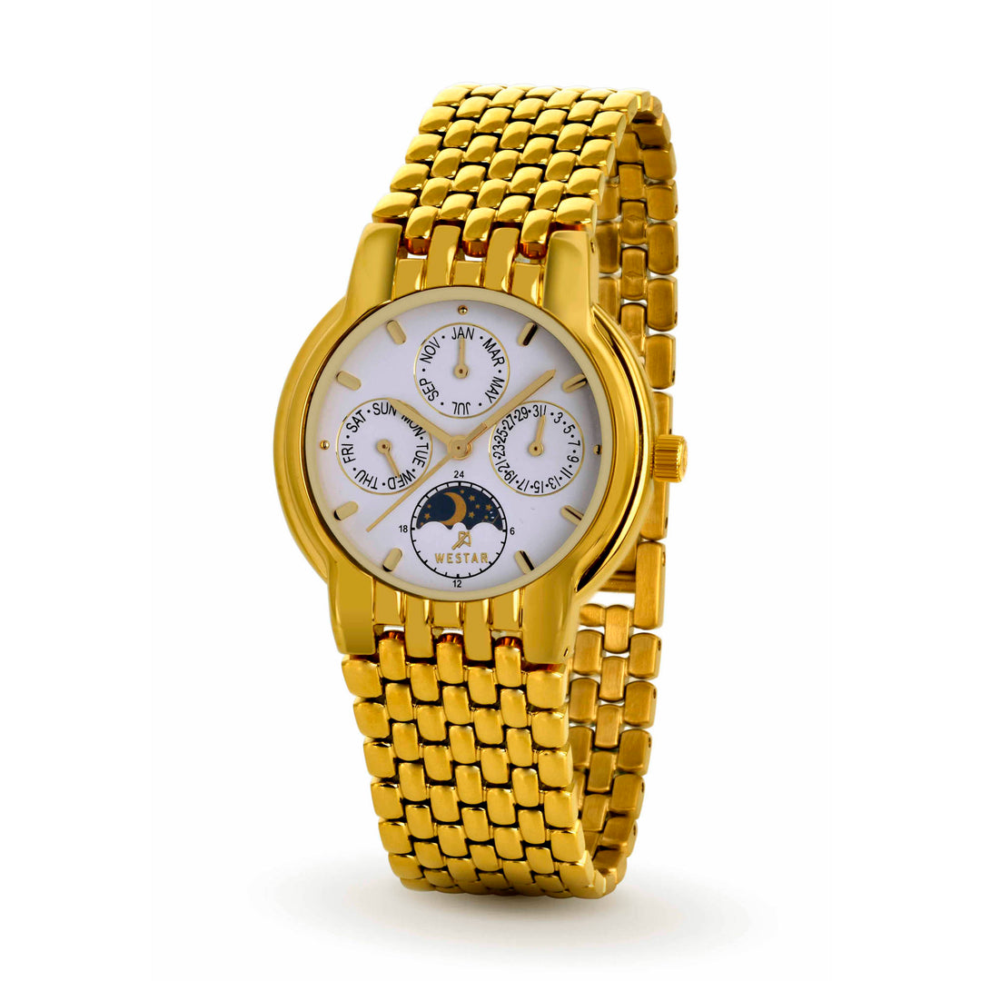 Westar Executive Unisex Watch - White Dial - 8854GPN101