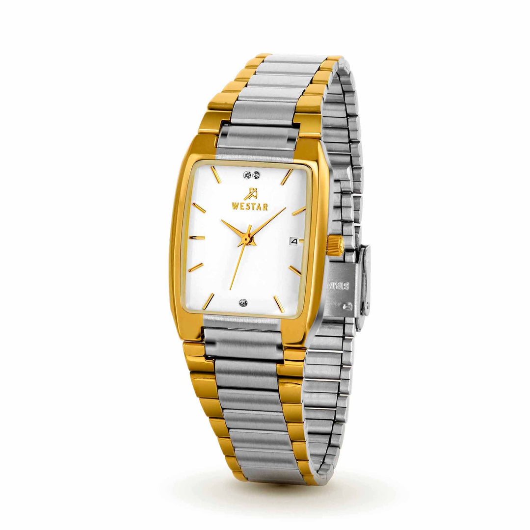 Westar Executive Unisex Watch - White Dial - 9904CBN101