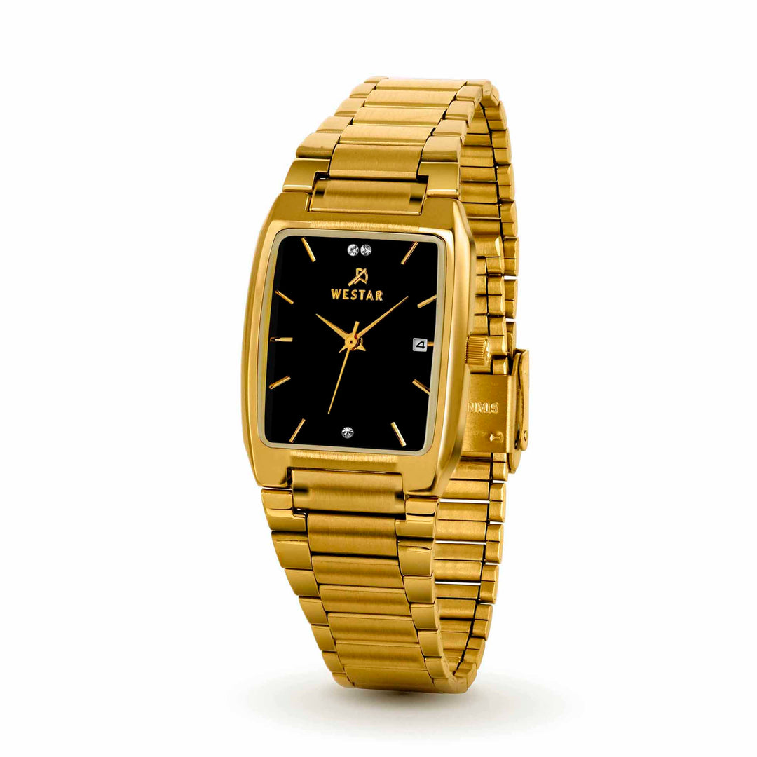 Westar Executive Unisex Watch - Black Dial - 9904GPN103