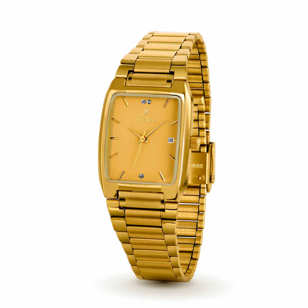 Westar Executive Unisex Watch - Dark Champagne Dial - 9904GPN108