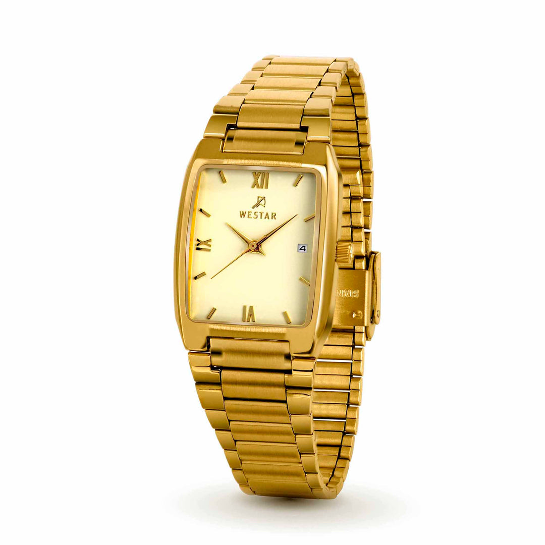 Westar Executive Unisex Watch - Light Champagne Dial - 9904GPN202