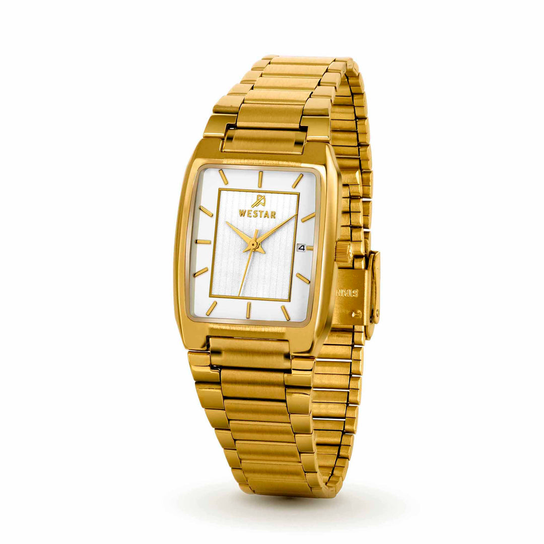 Westar Executive Unisex Watch - White Dial - 9904GPN501