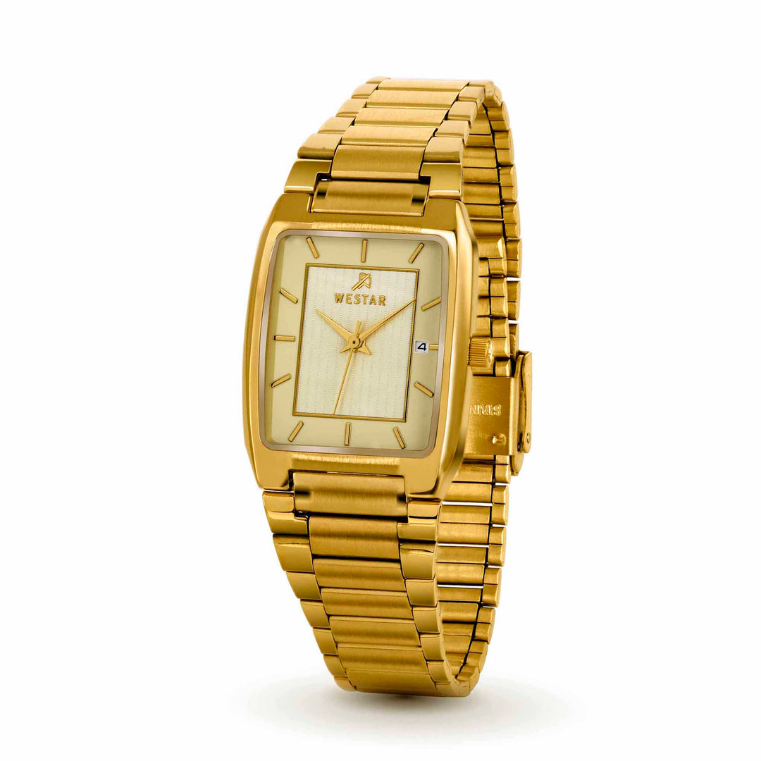Westar Executive Unisex Watch - Light Champagne Dial - 9904GPN502