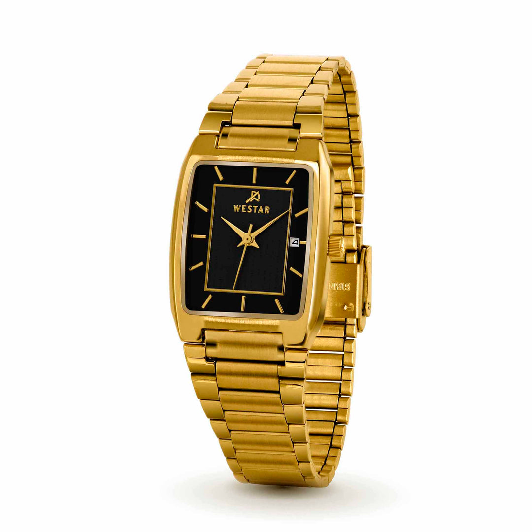 Westar Executive Unisex Watch - Black Dial - 9904GPN503