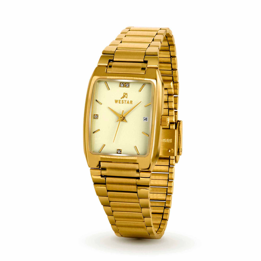 Westar Executive Unisex Watch - Light Champagne Dial - 9904GPN602