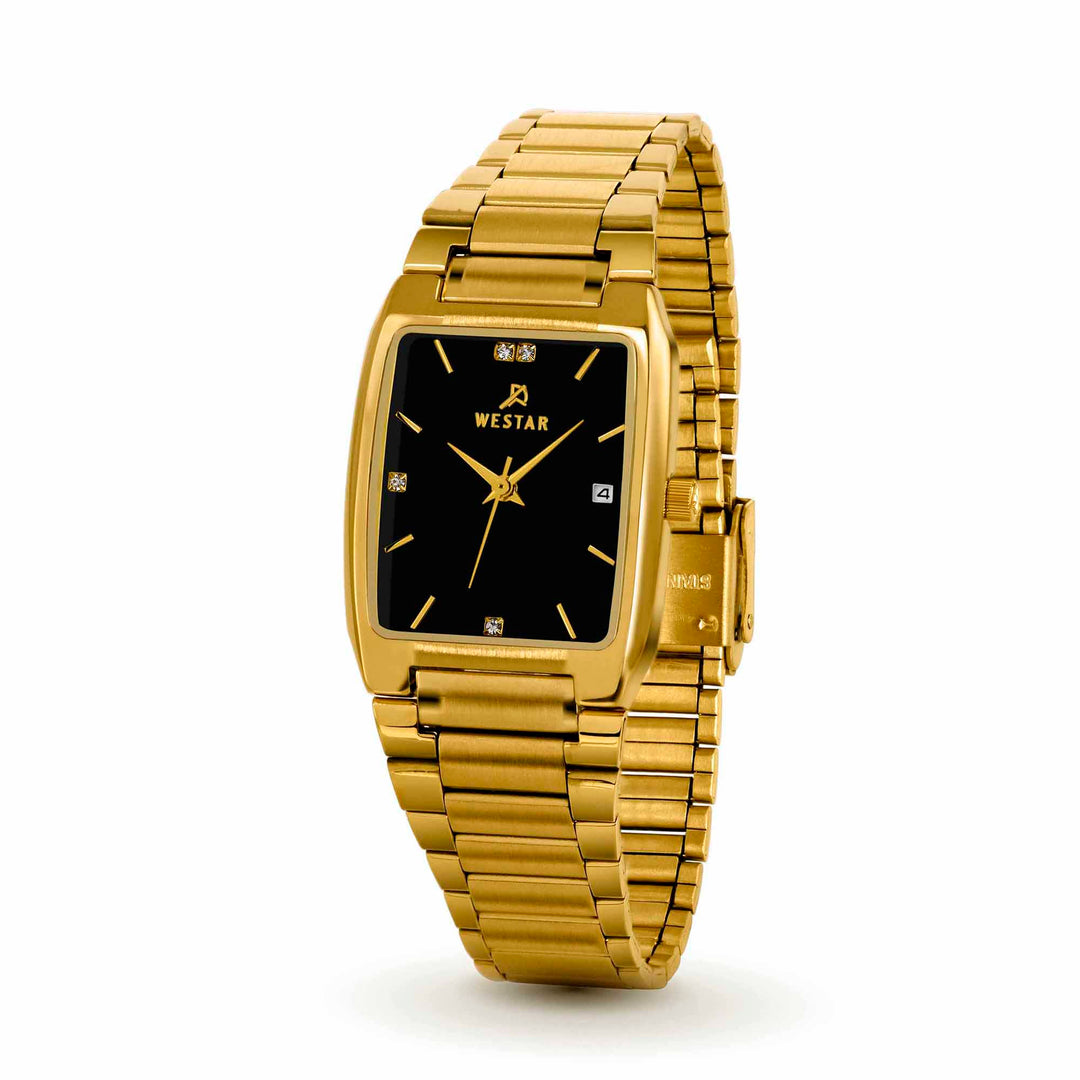 Westar Executive Unisex Watch - Black Dial - 9904GPN603
