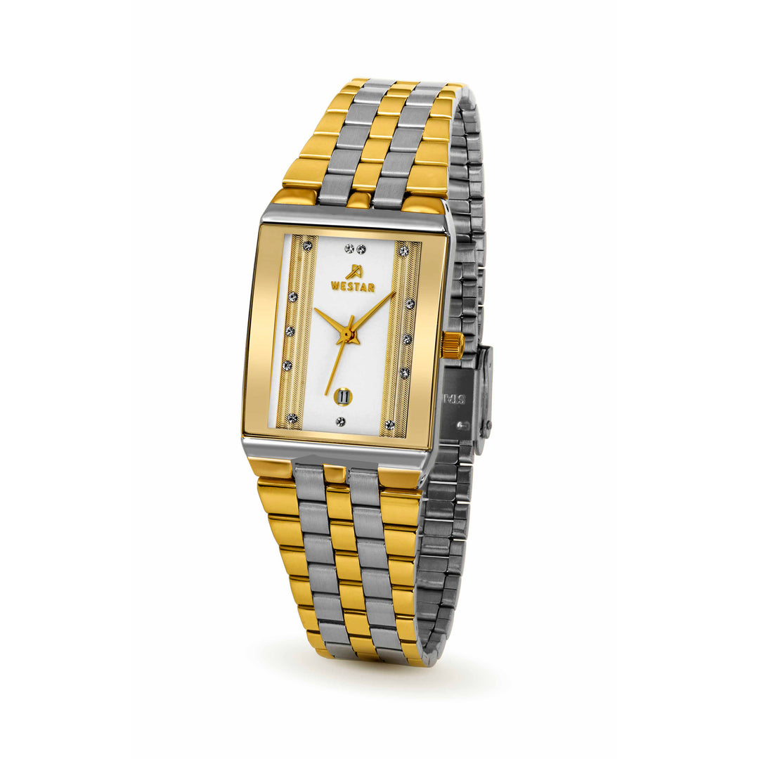 Westar White Dial Gents Executive Watch - 9905CBN101