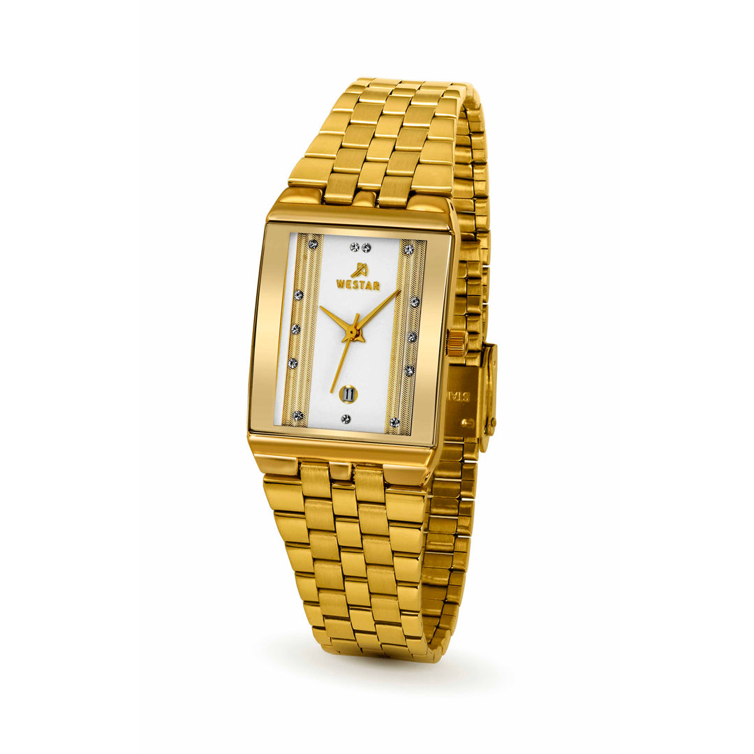 Westar Executive Unisex Watch - White Dial - 9905GPN101