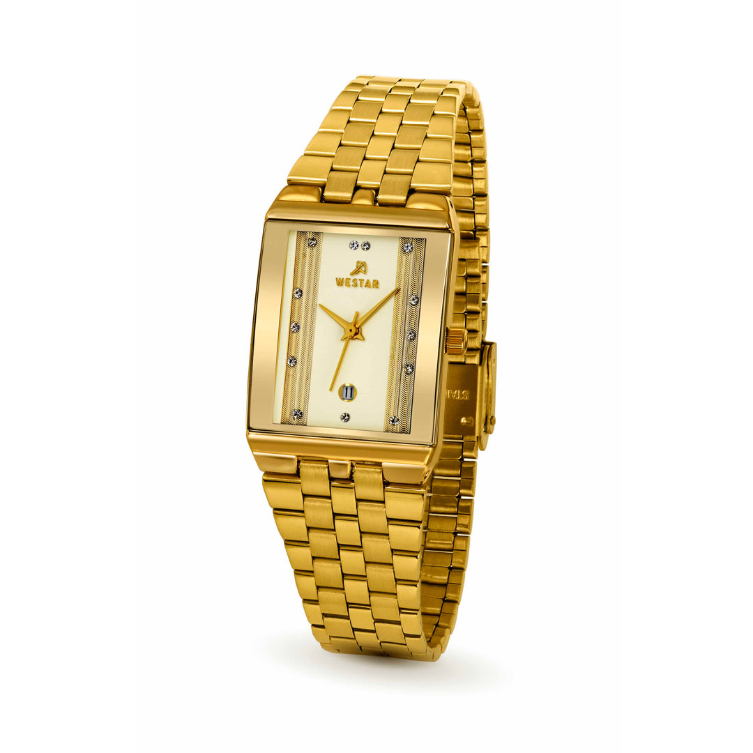 Westar Executive Unisex Watch - Light Champagne Dial - 9905GPN102