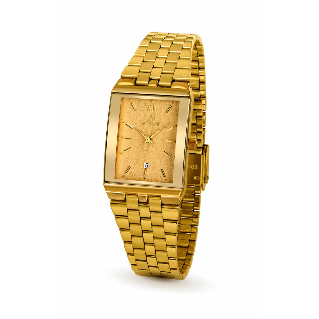 Westar Executive Unisex Watch - Dark Champagne Dial - 9905GPN408