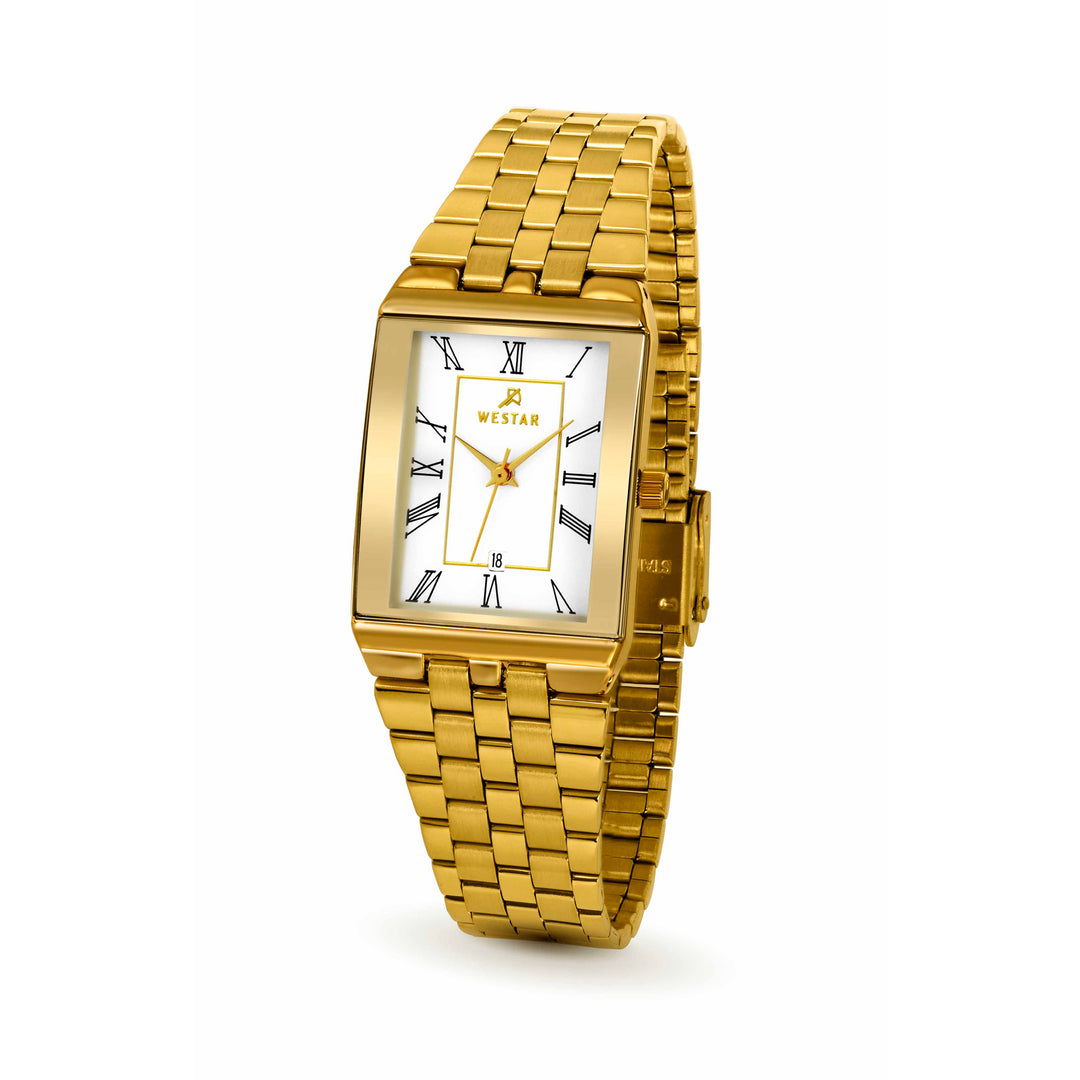 Westar Executive Unisex Watch - White Dial - 9905GPN501