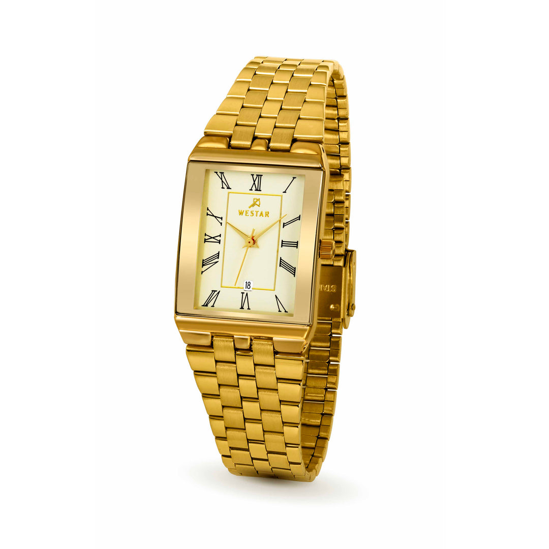 Westar Executive Unisex Watch - Light Champagne Dial - 9905GPN502
