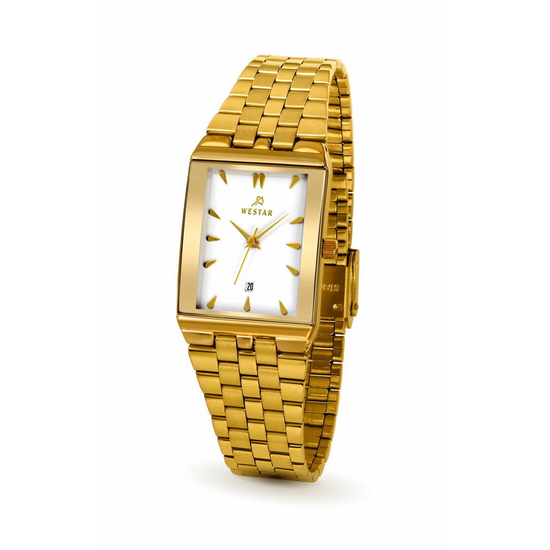 Westar Executive Unisex Watch - White Dial - 9905GPN601