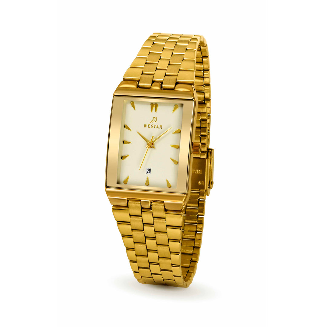 Westar Executive Unisex Watch - Light Champagne Dial - 9905GPN602
