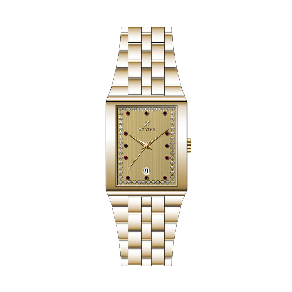 Westar Executive Unisex Watch - Dark Champagne Dial - 9905GPS108