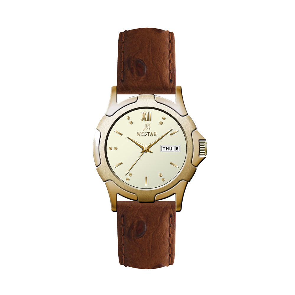 Westar Executive Unisex Watch - Light Champagne Dial - 9944GPN102