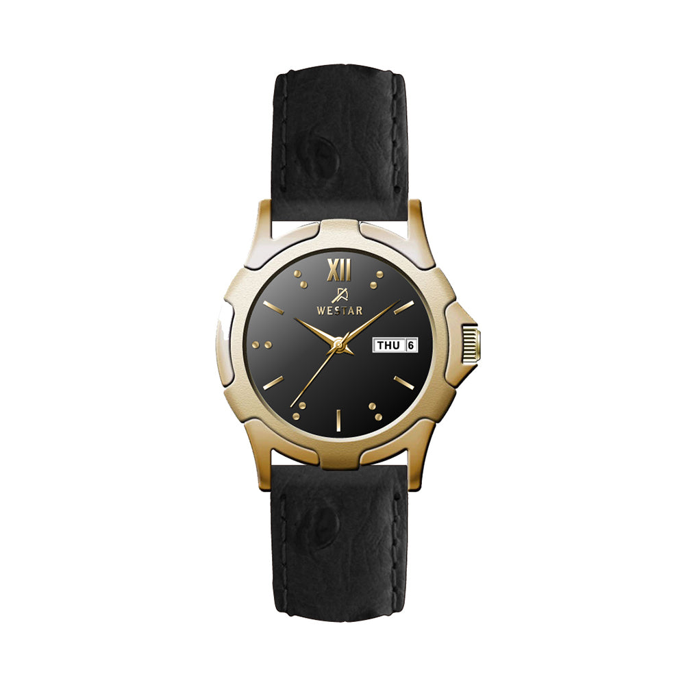 Westar Executive Unisex Watch - Black Dial - 9944GPN103