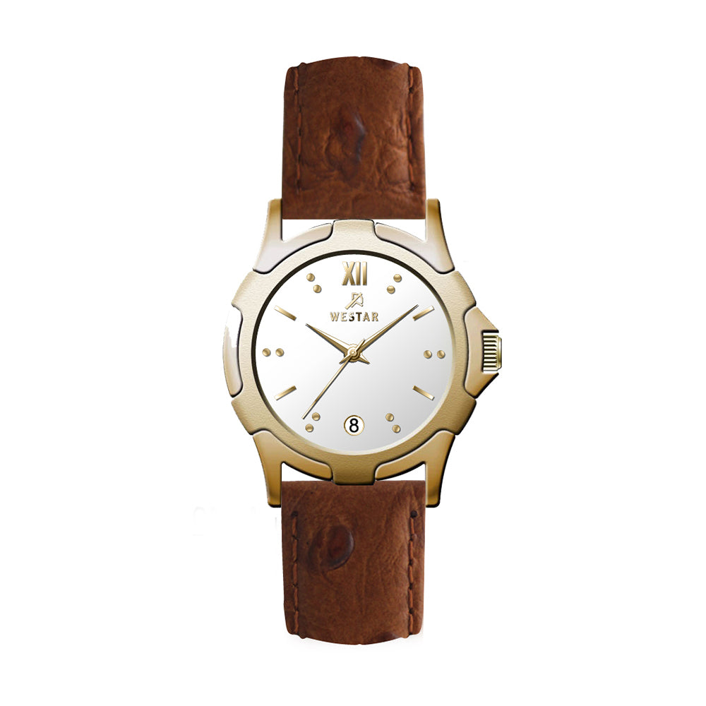 Westar Executive Unisex Watch - White Dial - 9964GPN101