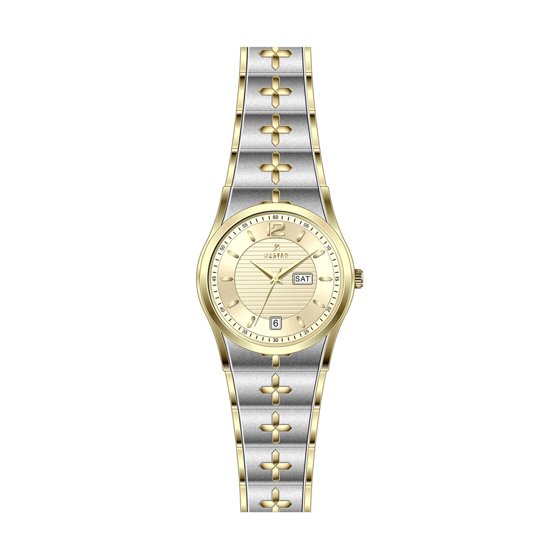 Westar Executive Ladies 25 mm Light Champagne Dial Quartz Watch - EX6606CBN102