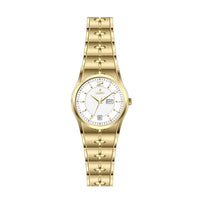 Westar Executive Ladies 25 mm White Dial Quartz Watch - EX6606GPN101