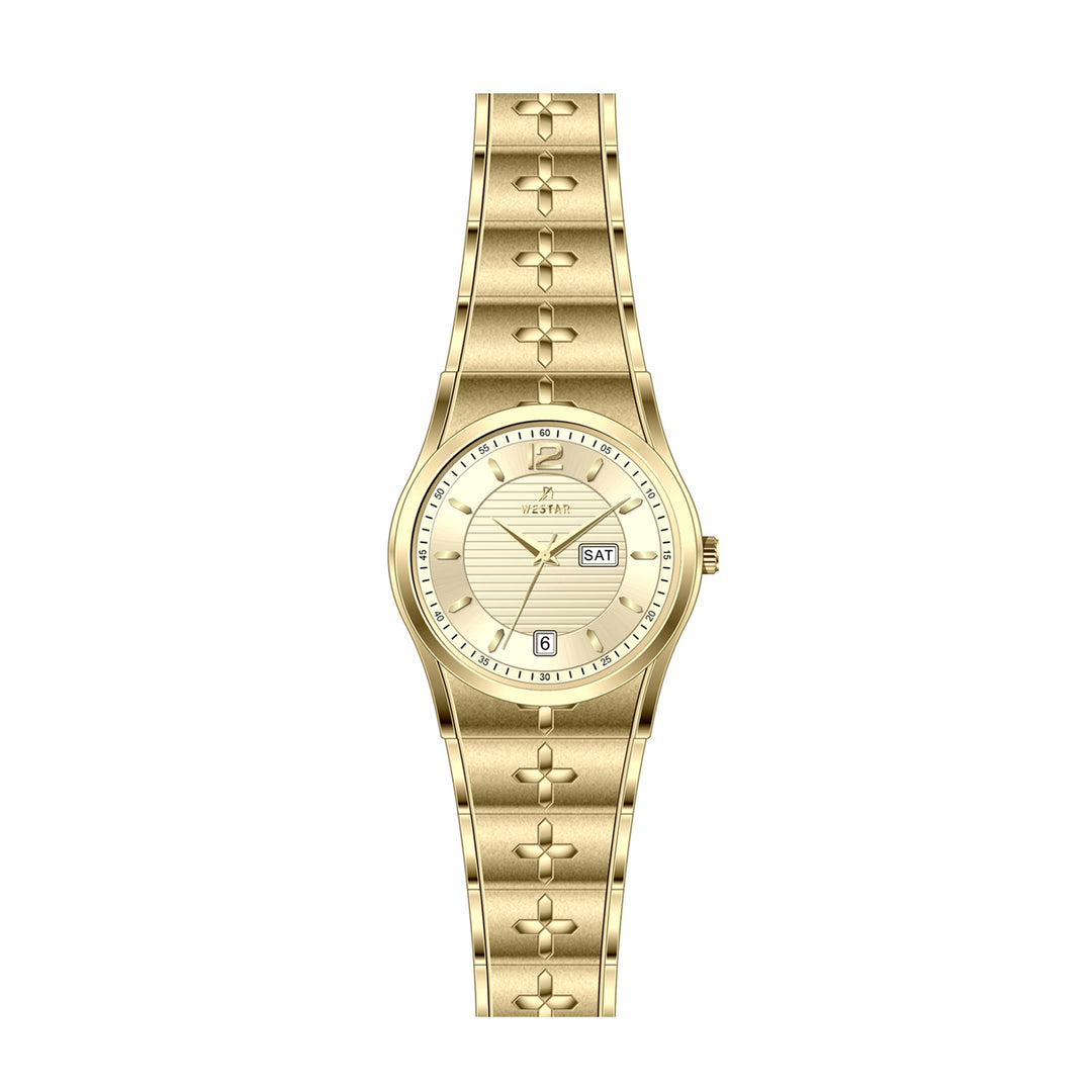 Westar Executive Ladies 25 mm Light Champagne Dial Quartz Watch - EX6606GPN102