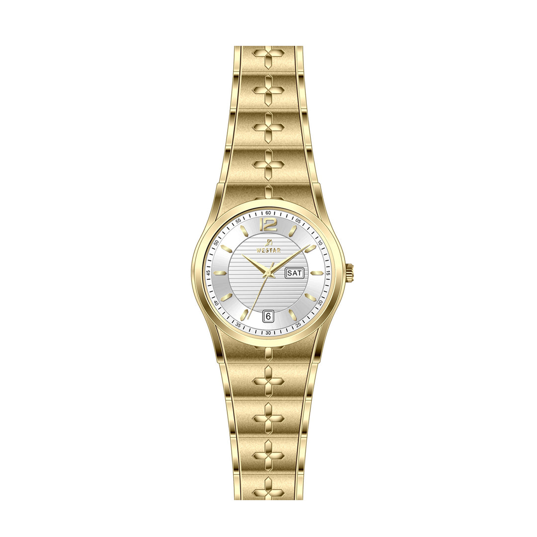 Westar Executive Ladies 25 mm Silver Dial Quartz Watch - EX6606GPN107