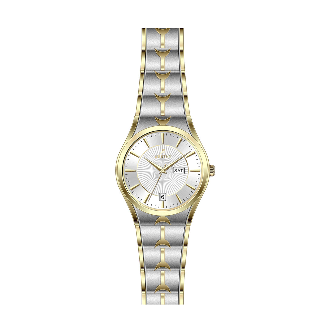 Westar Executive Ladies 25 mm Silver Dial Quartz Watch - EX6607CBN107