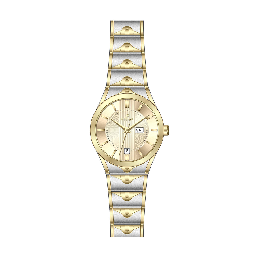 Westar Executive Ladies 25 mm Light Champagne Dial Quartz Watch - EX6609CBN102