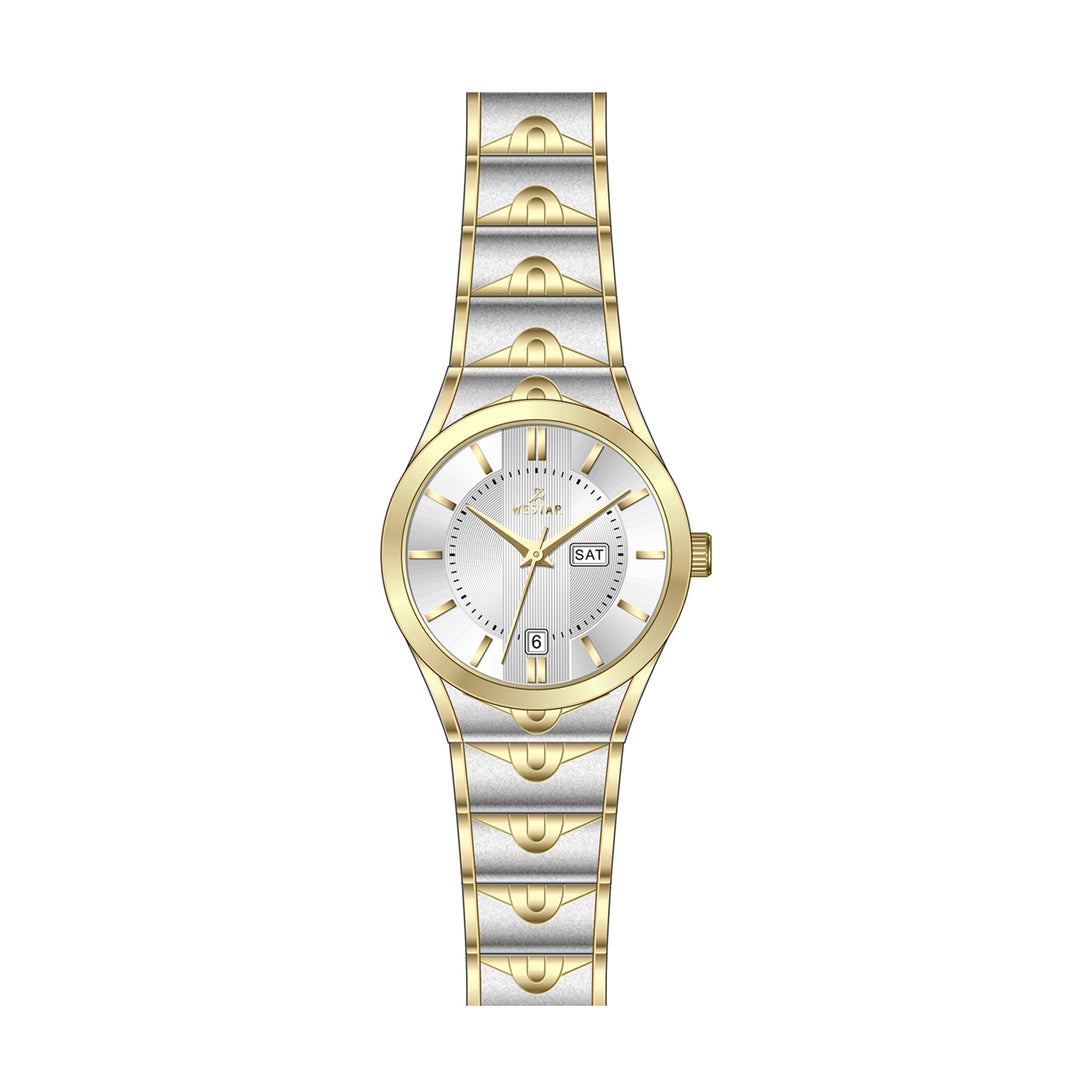Westar Executive Ladies 25 mm Silver Dial Quartz Watch - EX6609CBN107