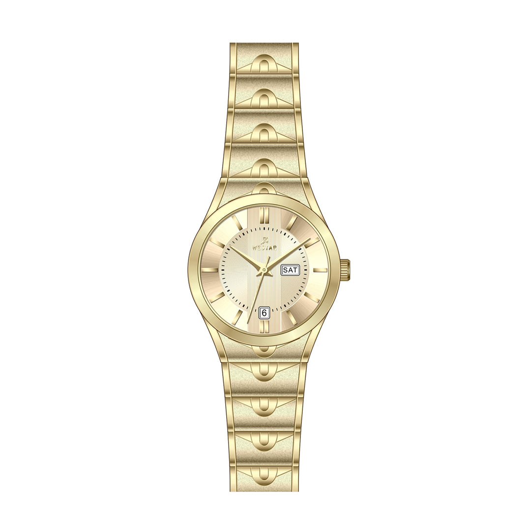 Westar Executive Ladies 25 mm Light Champagne Dial Quartz Watch - EX6609GPN102